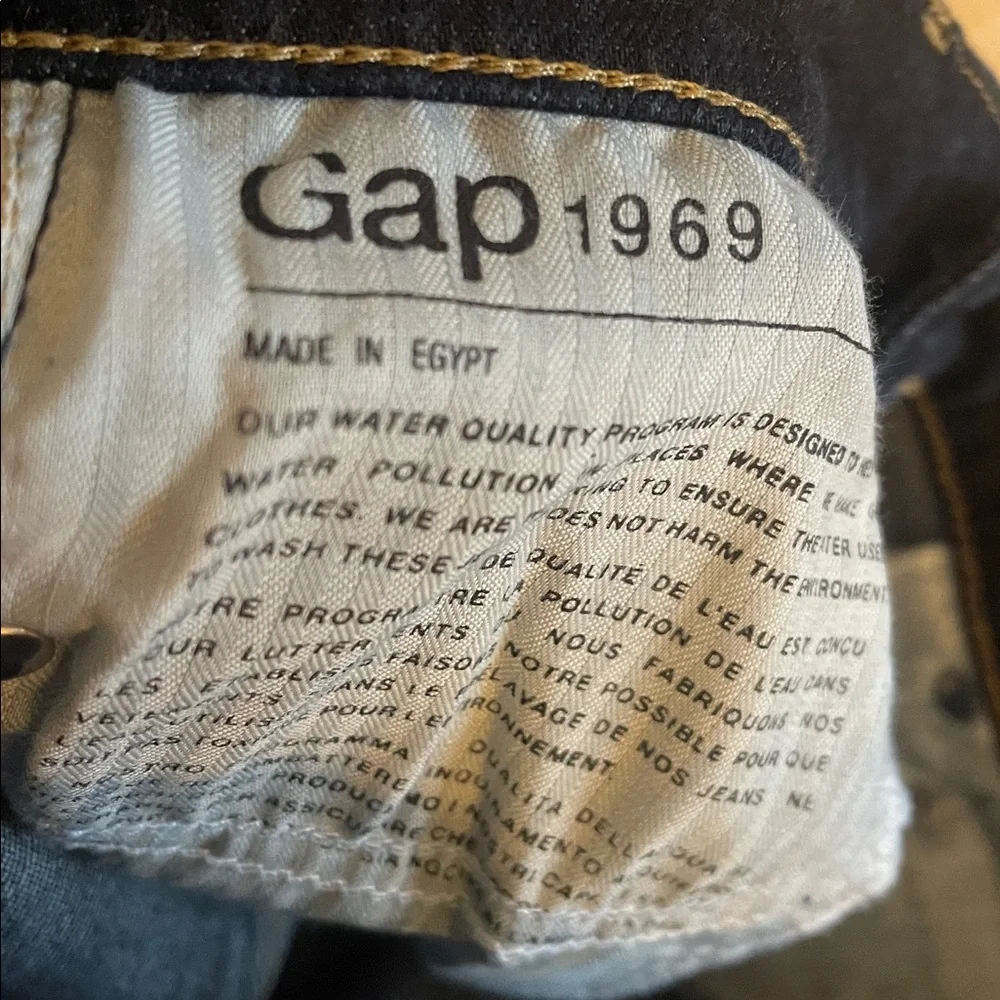 GAP 1969 Women’s Authentic Flare‎ Jeans 27S 30”Inseam Dark Rinse Low Stretch